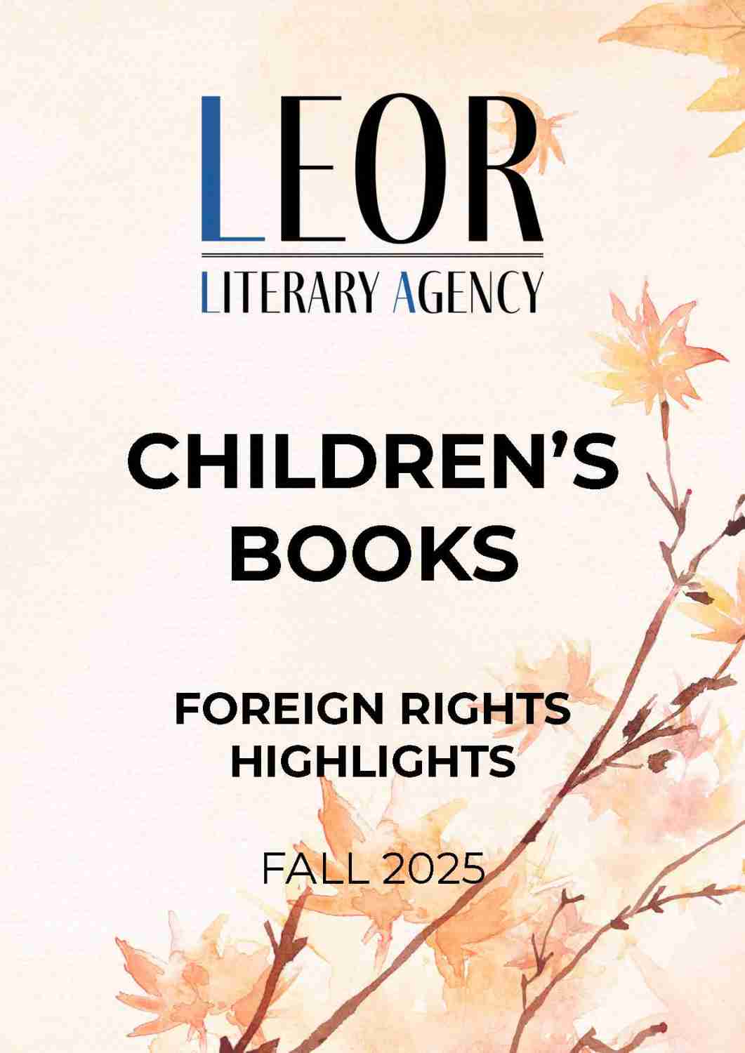 Leor Right List - Children's books